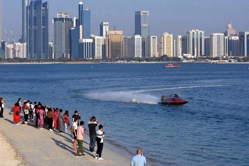 Abu Dhabi-UAE-December 7, 2018-The qualifications for the UIM F1 H2O Grand Prix of Abu Dhabi.
Picture by Vittorio Ubertone/Idea Marketing - copyright free editorial