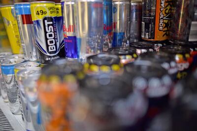 A profusion of energy drinks can be found on supermarket shelves. Getty