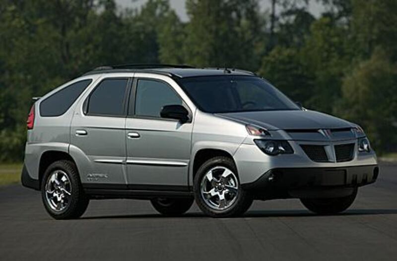 The Pontiac Aztek was quickly killed off by its manufacturer.