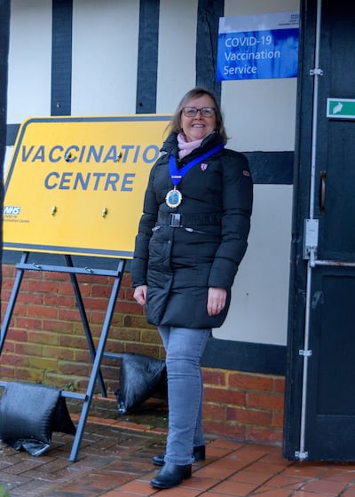 Liz Townsend, chair of Cranleigh Parish Council, said the village hall is normally hired out for craft markets, karate classes, exercise sessions and bridge classes. Martin Bamford for The National