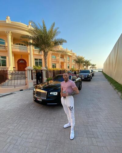 Conor McGregor said his time in Dubai has been well spent physically and mentally. Courtesy Paradigm Sports