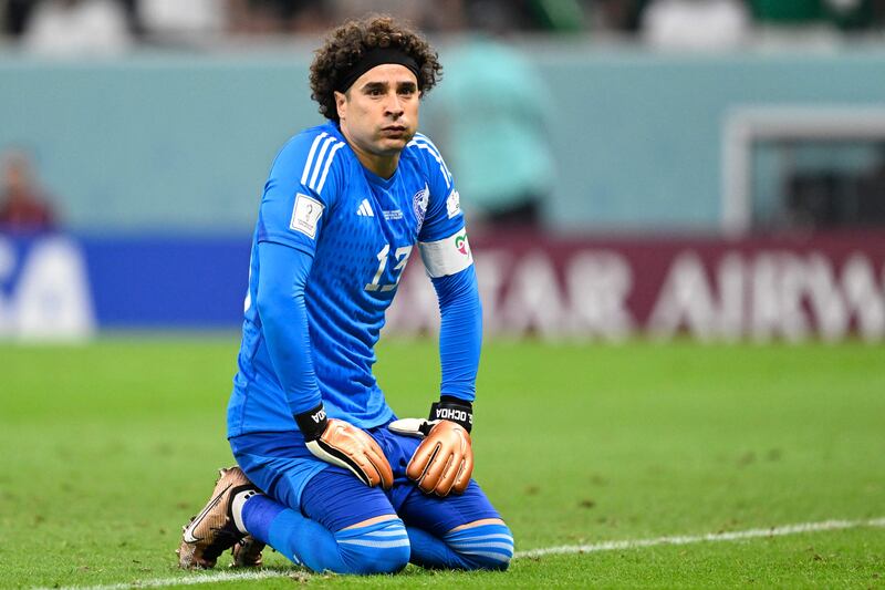 MEXICO RATINGS: Guillermo Ochoa 5 – The goalkeeper was not busy, but he was eventually beaten by Al Dawsari in the closing stages of the game. AFP