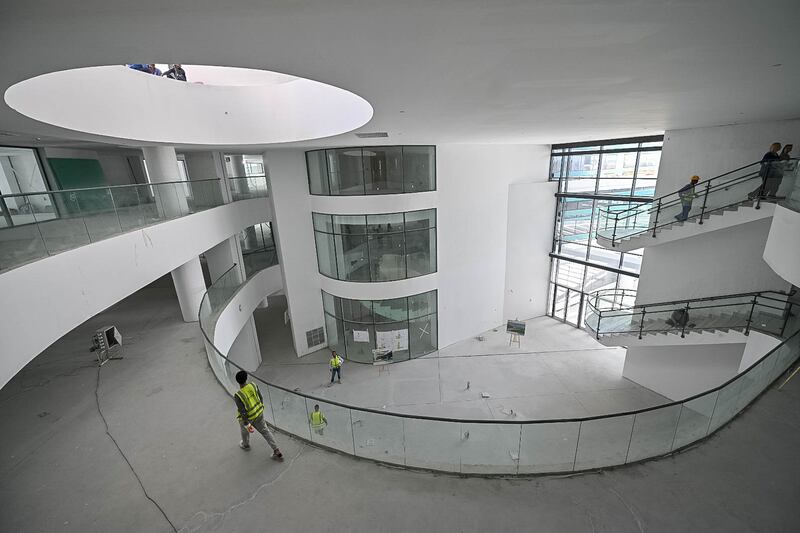 Construction is nearing completion at Nord Anglia International School Abu Dhabi
