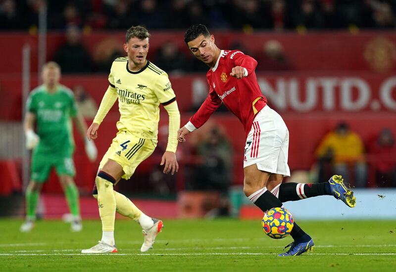 Ben White - 5: Summer signing struggled at times, weas at fault for the equaliser as he gave away the ball then failed to block shot from Fernandes. PA