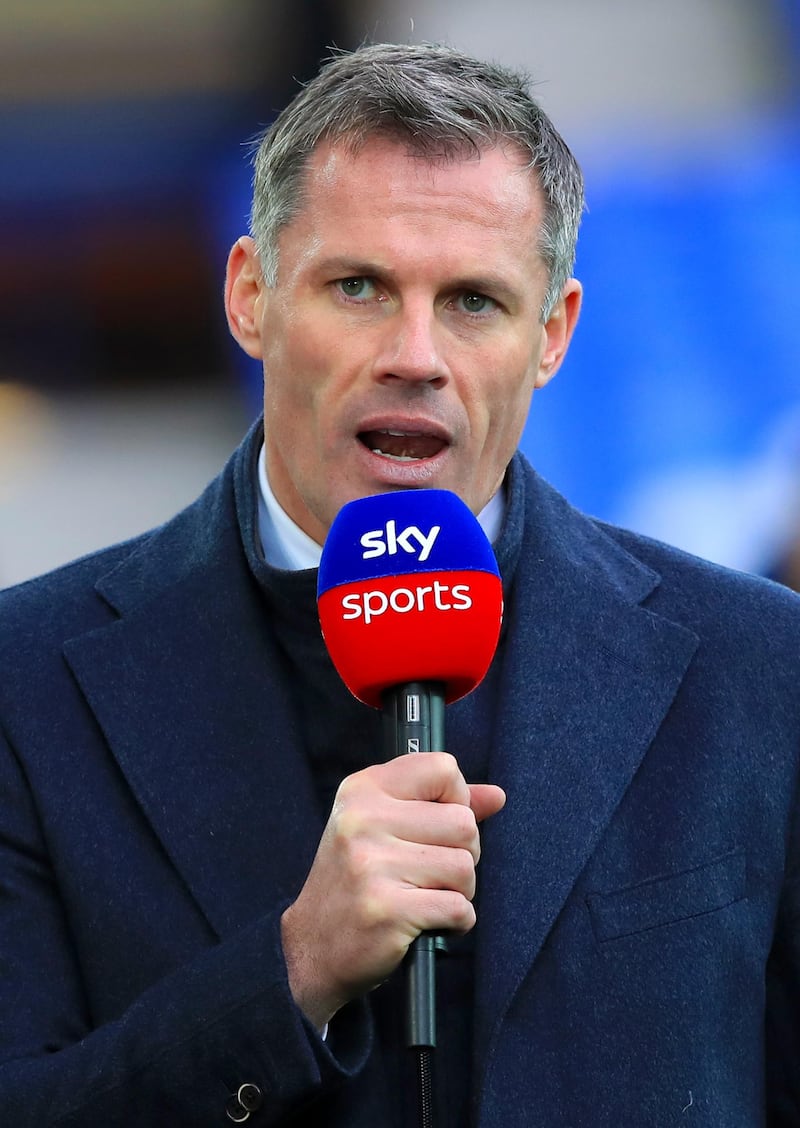 File photo dated 13-01-2019 of Sky Sports Pundit Jamie Carragher. PA Photo. Issue date: Saturday April 4, 2020. Former Liverpool defender Jamie Carragher took to Twitter to criticise the club's decision. His tweet read: “Jurgen Klopp showed compassion for all at the start of this pandemic, senior players heavily involved in @premierleague players taking wage cuts. Then all that respect & goodwill is lost, poor this @LFC.” See PA story SPORT Coronavirus. Photo credit should read Peter Byrne/PA Wire.