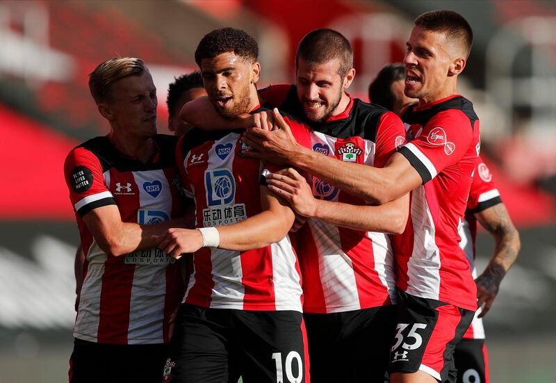 Che Adams – 7, What a way to open his Southampton account, 35 games since his last goal for anyone. Audacious lobbed finish to win the game. EPA