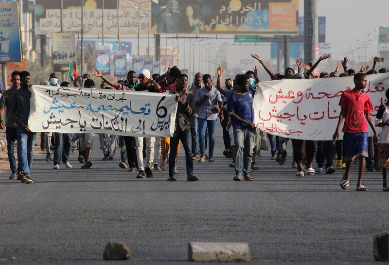 In 1985, the day saw the removal of former president Jaafar Nimeiri following a popular uprising. AFP