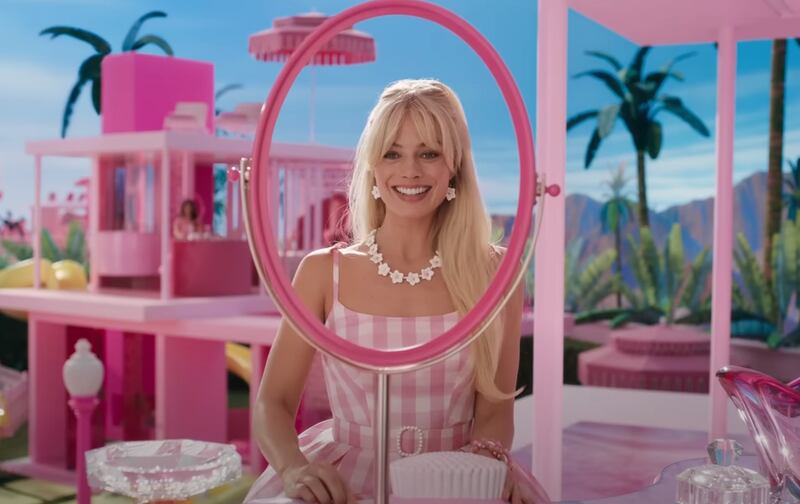 Margot Robbie as Barbie in the record-breaking film, which will release in the UAE this month. Photo: Warner Bros