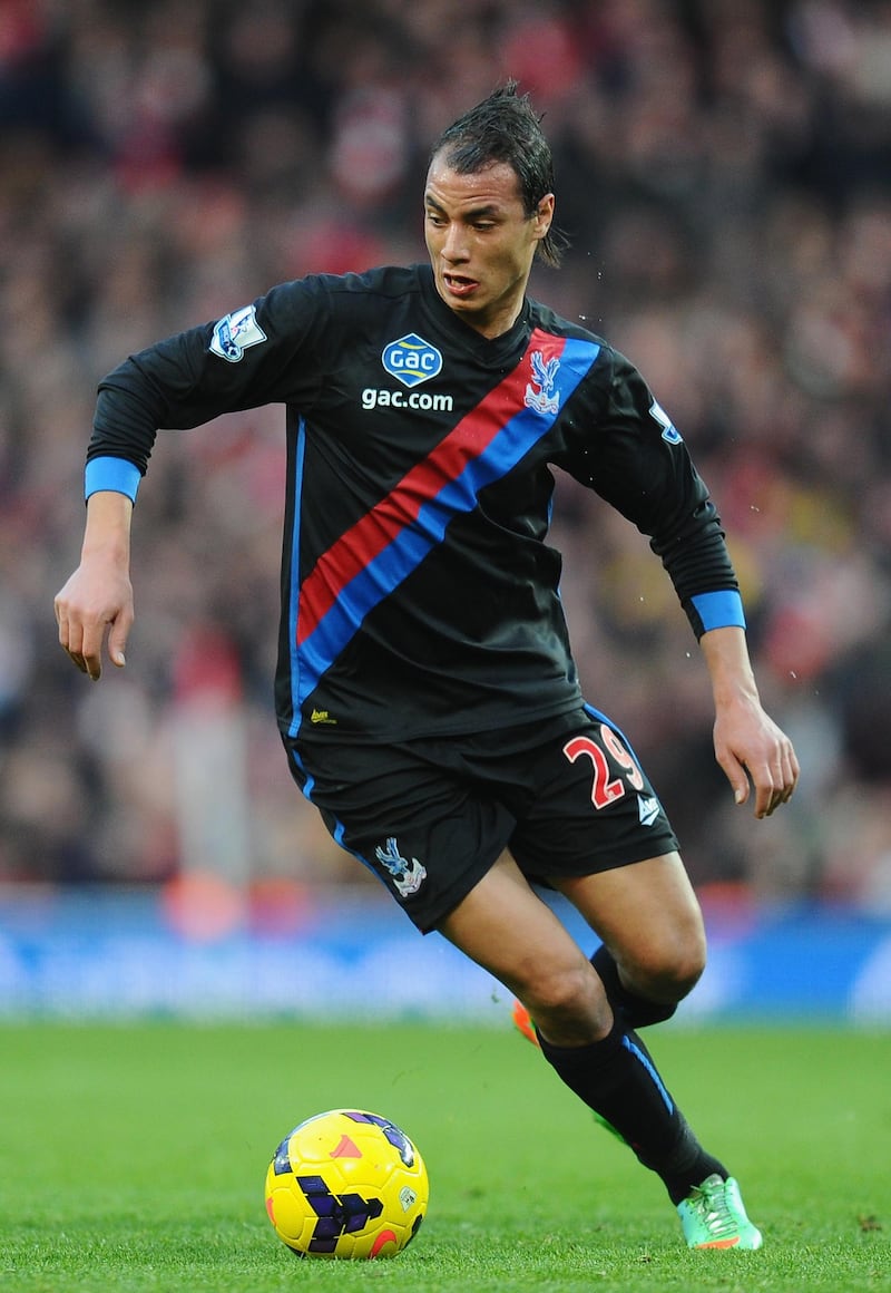 LONDON, ENGLAND - FEBRUARY 02:  Marouane Chamakh of Crystal Palace during the Barclays Premier League match between Arsenal and Crystal Palace at Emirates Stadium on February 2, 2014 in London, England.  (Photo by Mike Hewitt/Getty Images)
