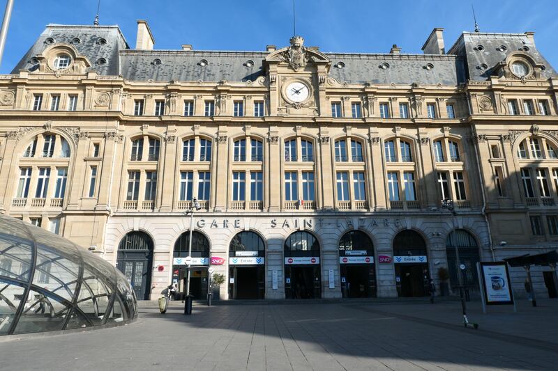 Saint-Lazare station in Paris, France. Alamy