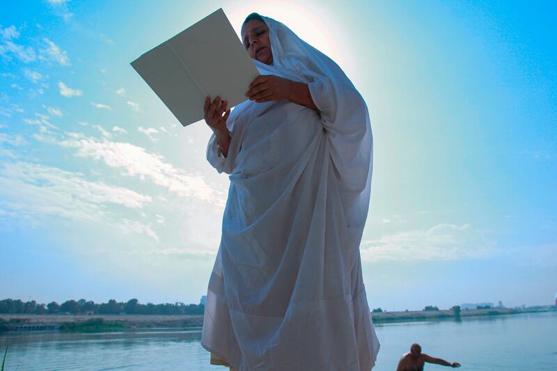 A Prosperity Day ritual on the Tigris. AP