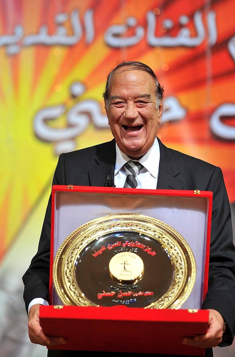 Mandatory Credit: Photo by Mohamed Omar/EPA/Shutterstock (7708352i)
Egyptian Actor Hassan Hosny Poses During an Event Held to Honour His Career Achievements at the Nile Hall of the Catholic Center Cairo Egypt 22 October 2010 Every One Or Two Months an Evening is Held at the Nile Hall to Honour Various Artists For Their Works in Different Fields of Arts Egypt Cairo
Egypt Cinema - Oct 2010