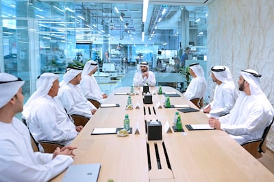 Sheikh Hamdan bin Mohammed, Crown Prince of Dubai, launched Dubai Programme for Gaming 2033 on Thursday during a meeting of the Higher Committee for Future Technology and Digital Economy. Photo: Dubai Media Office 