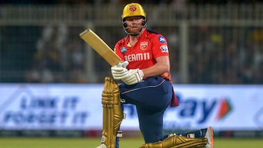 Punjab Kings' Jonny Bairstow scored an unbeaten ton during a world record chase of 262 against Kolkata Knight Riders. AFP