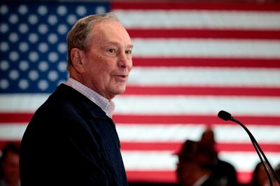 (FILES) In this file photo taken on December 21, 2019 2020 Democratic presidential hopeful and former New York Mayor Michael Bloomberg speaks during an event to open a campaign office at Eastern Market in Detroit, Michigan. Michael Bloomberg has qualified for the February 19, 2020 Democratic presidential debate and will square off for the first time with his rivals seeking the party nomination.The former New York mayor has surged to 19 percent support nationally, second to Bernie Sanders at 31 percent, in an NPR/PBS NewsHour/Marist survey.That meant he cleared a polling threshold set by the Democratic National Committee.
 / AFP / JEFF KOWALSKY
