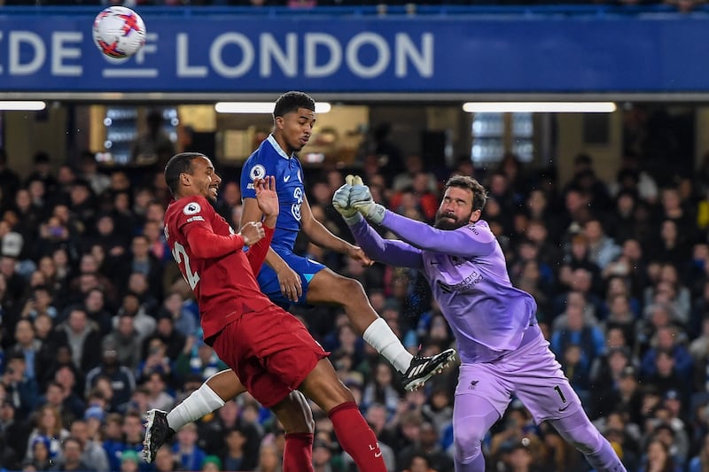 Wesley Fofana 6 - An excellent block got in the way of Fabinho’s volley from close range that looked to be beating the goalkeeper. Battled well when isolated against Nunez. 

EPA
