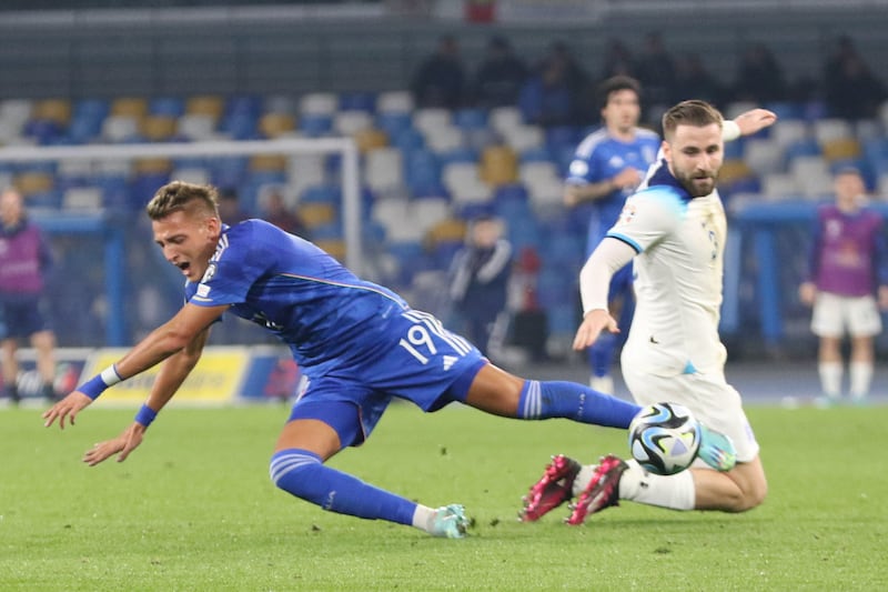 Mateo Retegui - 8. Should have at least tested Pickford from a corner in the sixth minute. Capped off his debut with a side-footed finish into the bottom corner to bring Italy back into the game. EPA