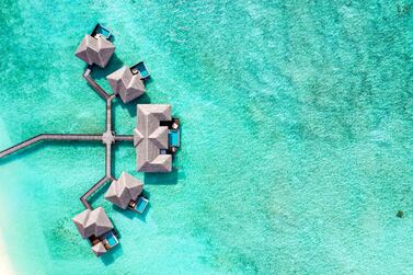 The overwater villas at Sheraton Full Moon Resort & Spa. Courtesy Sheraton Full Moon Resort & Spa