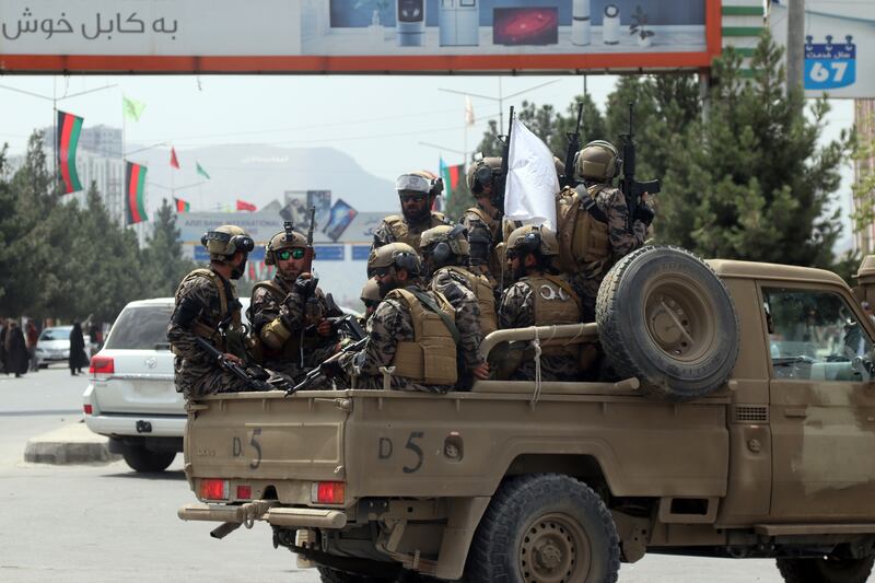 Taliban special forces fighters at Kabul's airport will be expected to enable a swift resumption of international flights. AP