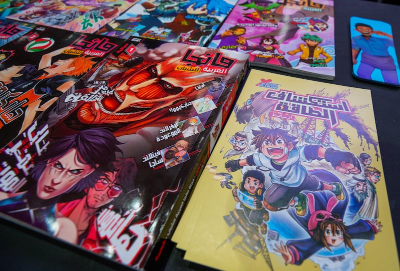 Comic books available for purchase at Comic Con.