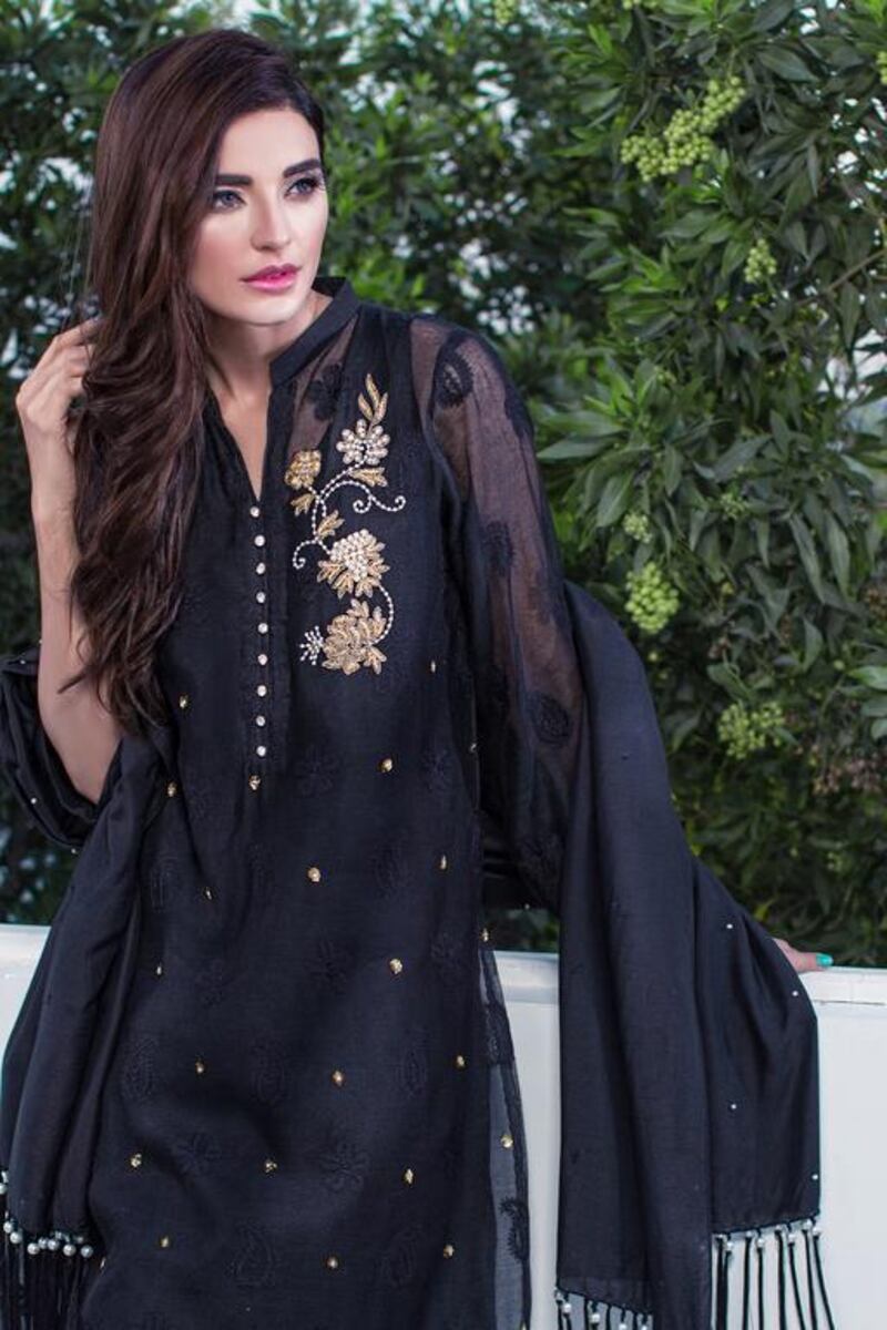 Agha Noor, one of the fashion brands taking part in the Boulevard One Ramadan trunk show. Courtesy of Boulevard One