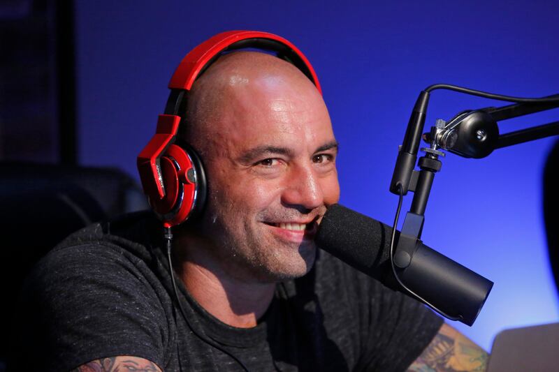 From construction worker to $100 million Spotify podcaster, Joe Rogan's 'everyman' appeal has gained him a vocal, largely male, fanbase. Getty Images