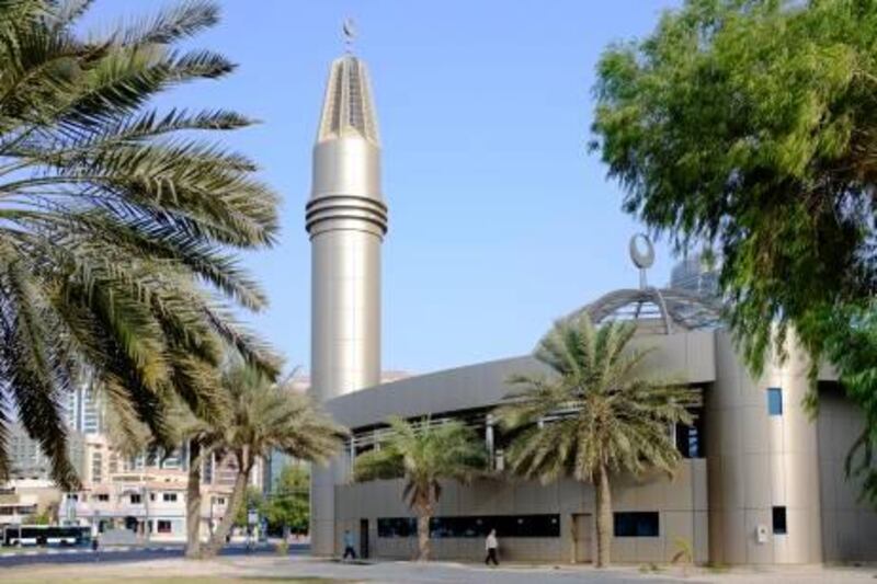 August 27. The Fatima Belhoul Al Suwaidi mosque in Khalidiyah. August 27, Abu Dhabi. United Arab Emirates (Photo: Antonie Robertson/The National)