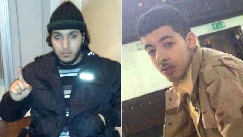 Abdalraouf Abdallah, left, refuses to speak of his contact with Manchester bomber Salman Abedi.