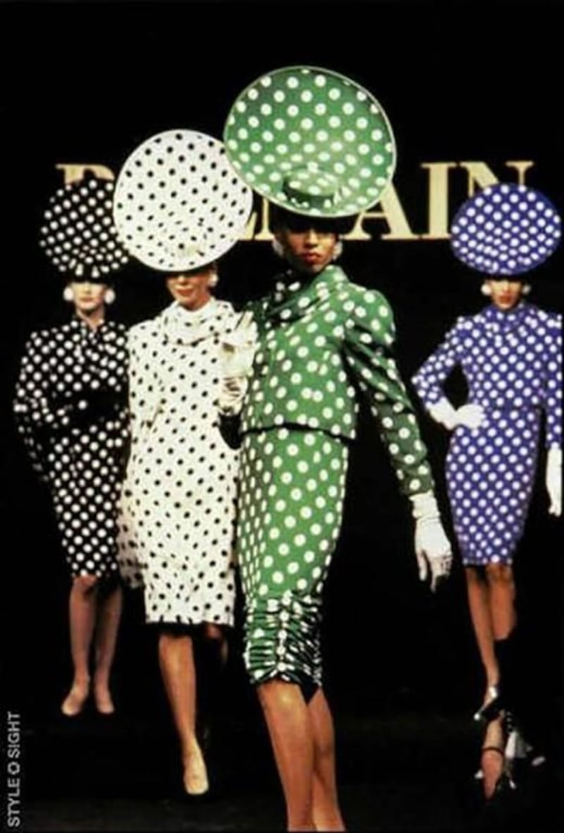 Pierre Balmain haute couture 1987. Photo: Balmain