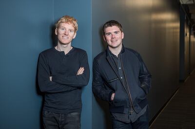 Stripe was founded by Patrick Collison and John Collison in 2010. Courtesy Stripe
