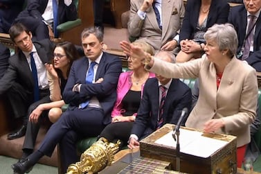 Theresa May was defeated again in parliament over her Brexit plans. EPA