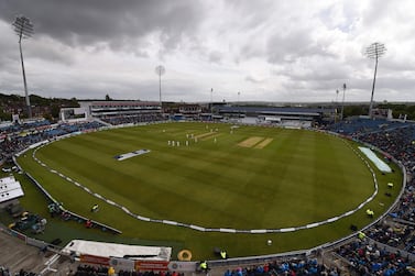 (FILES) A file photo taken on May 31, 2015 shows a general view of play on the third day of the second cricket test match between England and New Zealand at Headingley in Leeds, northern England. - England cricket chiefs on February 11, 2022 lifted an international match ban imposed on Yorkshire County Cricket Club after a racism scandal that rocked the game. The England and Wales Cricket Board said in a statement that the decision "follows a rigorous review of progress made against several criteria set out in November 2021 to tackle racism at the club". Former Yorkshire player Azeem Rafiq delivered harrowing testimony to lawmakers in November in which he said his career had been ended by the abuse he received at the county club. (Photo by Paul ELLIS / AFP)