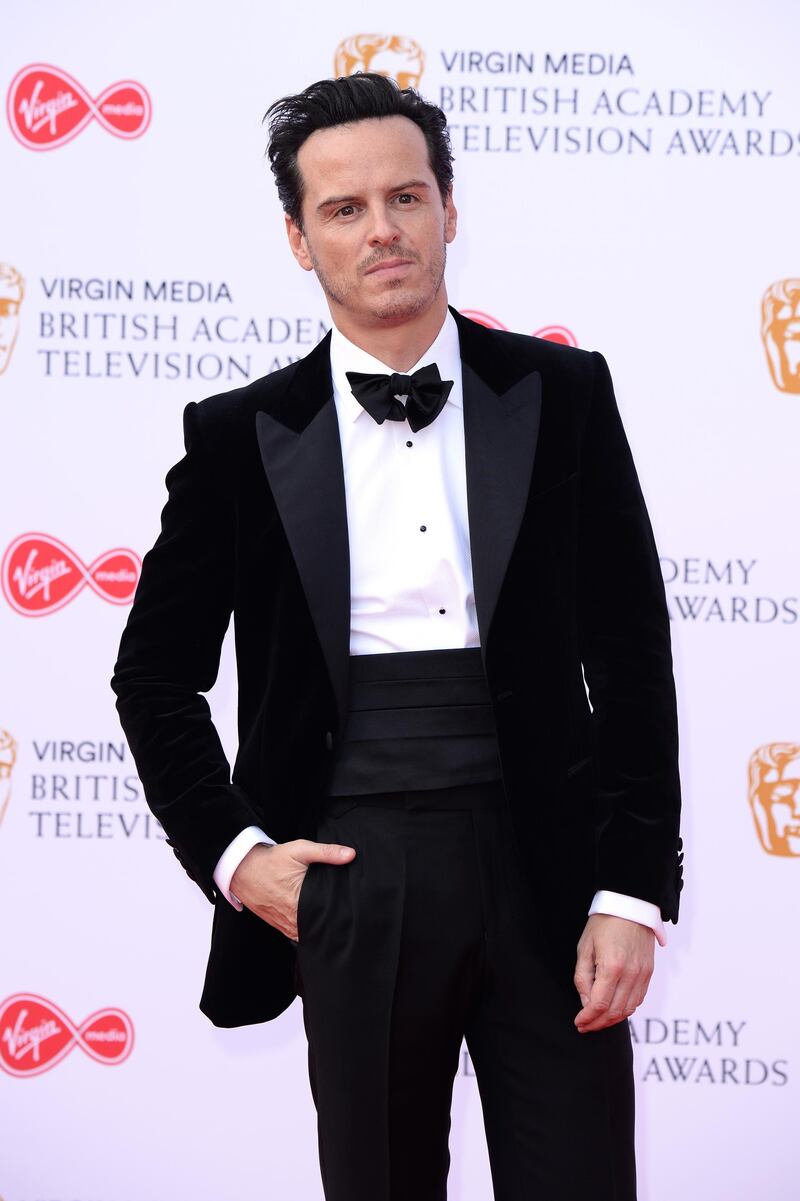 'Fleabag' star Andrew Scott attends the Virgin Media British Academy Television Awards at the Royal Festival Hall in London, Britain, 12 May 2019. Getty Images