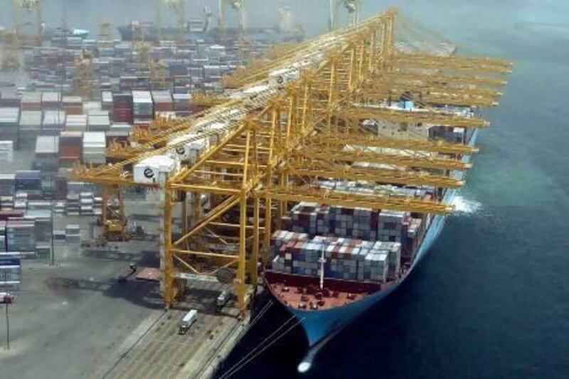 Dubai's Jebel Ali port helped to make the UAE a trade leader, but fundamental changes are under way that the nation must address. Courtesy Maersk Line UAE