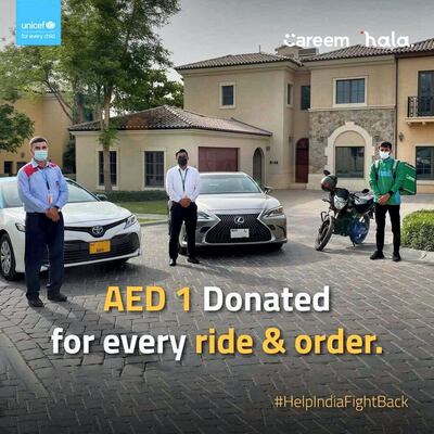 Careem and Hala have teamed up to aid India's Covid relief effort. 