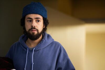 This image released by Hulu shows Ramy Youssef in a scene from "Ramy." Nominations for the next Emmy Awards will be announced on Tuesday, July 28. (Craig Blankenhorn/Hulu via AP)