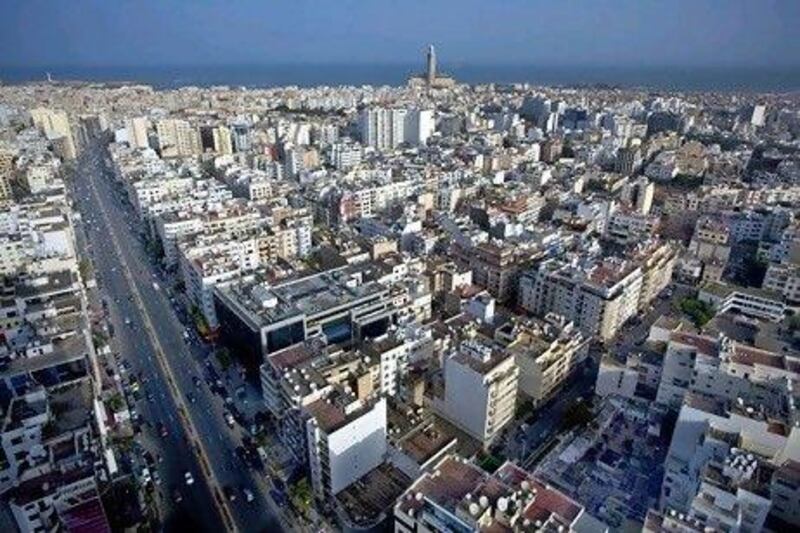 A view of Casablanca from Kenzi Tower Hotel. Zacarias Garcia for The National