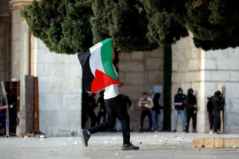 AL Aqsa Mosque compound is a flashpoint in the Israeli-Palestinian conflict, sparking fears of a resumption of last year’s 11-day Gaza War. Reuters