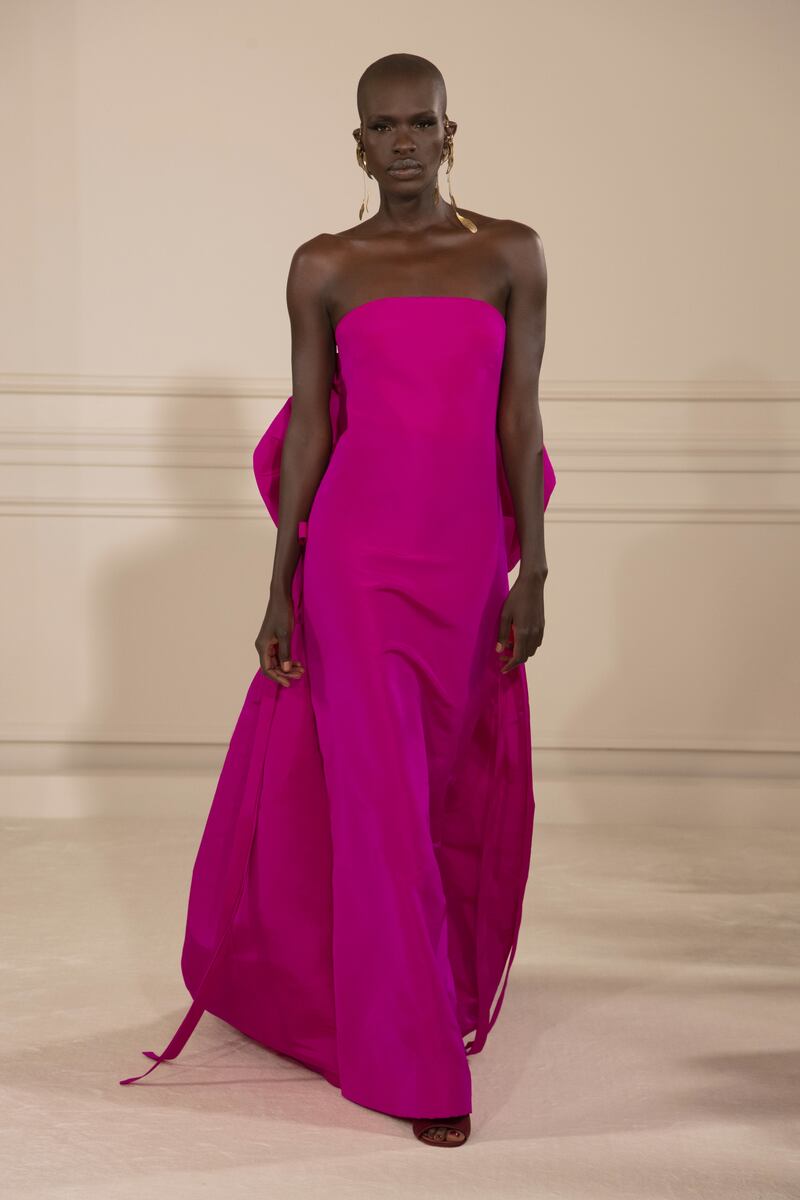 A look from Valentino's spring/summer 2022 haute couture collection. Photo: Valentino