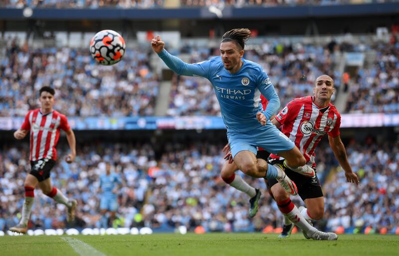 Jack Grealish 8 - City’s most dangerous player on the day and continues to impress since his big summer move from Aston Villa. Getty