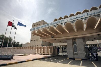 AL AIN, UNITED ARAB EMIRATES - APRIL 6:  The United Arab Emirates University in Al Ain on April 6, 2010.  (Randi Sokoloff / The National)  For News story by Melanie Swan