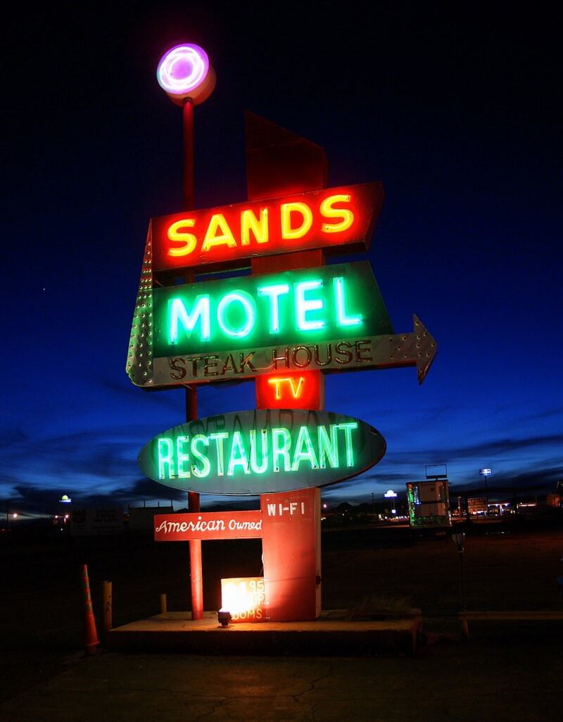 Vintage sign lovers are sure to enjoy Van Horn, Texas, for its Instragramable moments. Photo: Thomas Hawk