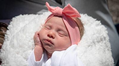 Baby Grace was born in 2021. Photo: Cleveland Clinic