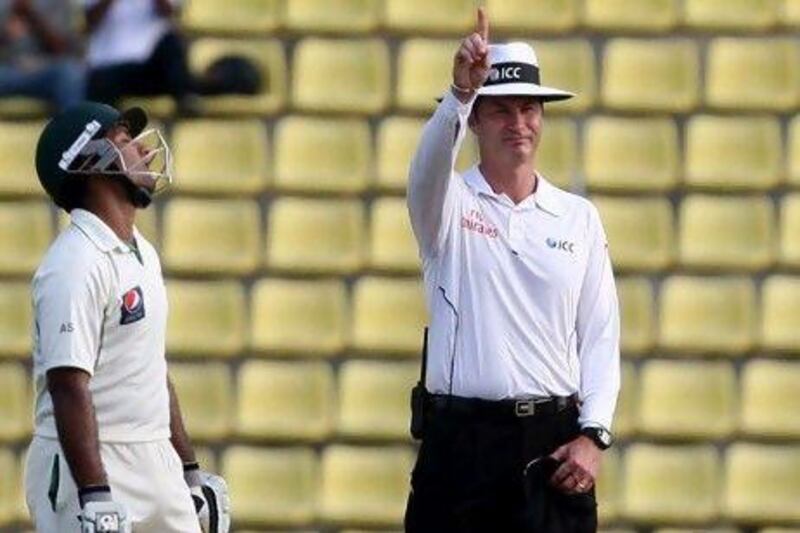 Australia's Simon Taufel, right, was voted the ICC Umpire of the Year for five consecutive years from 2004.