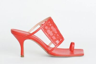 The Sursock heel is inspired by Sursock Palace in Beirut. Courtesy Andrea Wazen