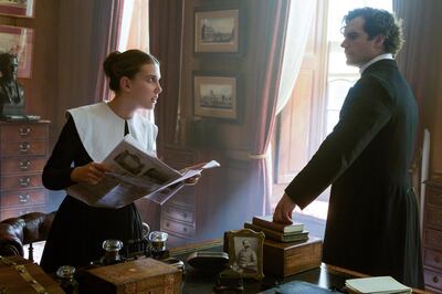 Henry Cavill and Millie Bobby Brown star as brother and sister, Sherlock Holmes and Enola Holmes, in Netflix's upcoming movie 'Enola Holmes'. Courtesy Netflix 