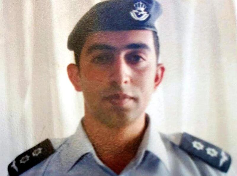 The Jordanian pilot Maaz Al Kassesbeh was captured by ISIL after his plane crashed near the Syrian city of Raqqa on December 24, 2014.  Jordan News Agency / EPA