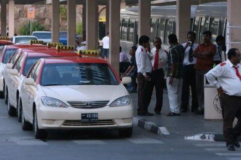 The sale of cars to taxi and rental companies is a huge market for manufacturers in the UAE.Paulo Vecina / The National