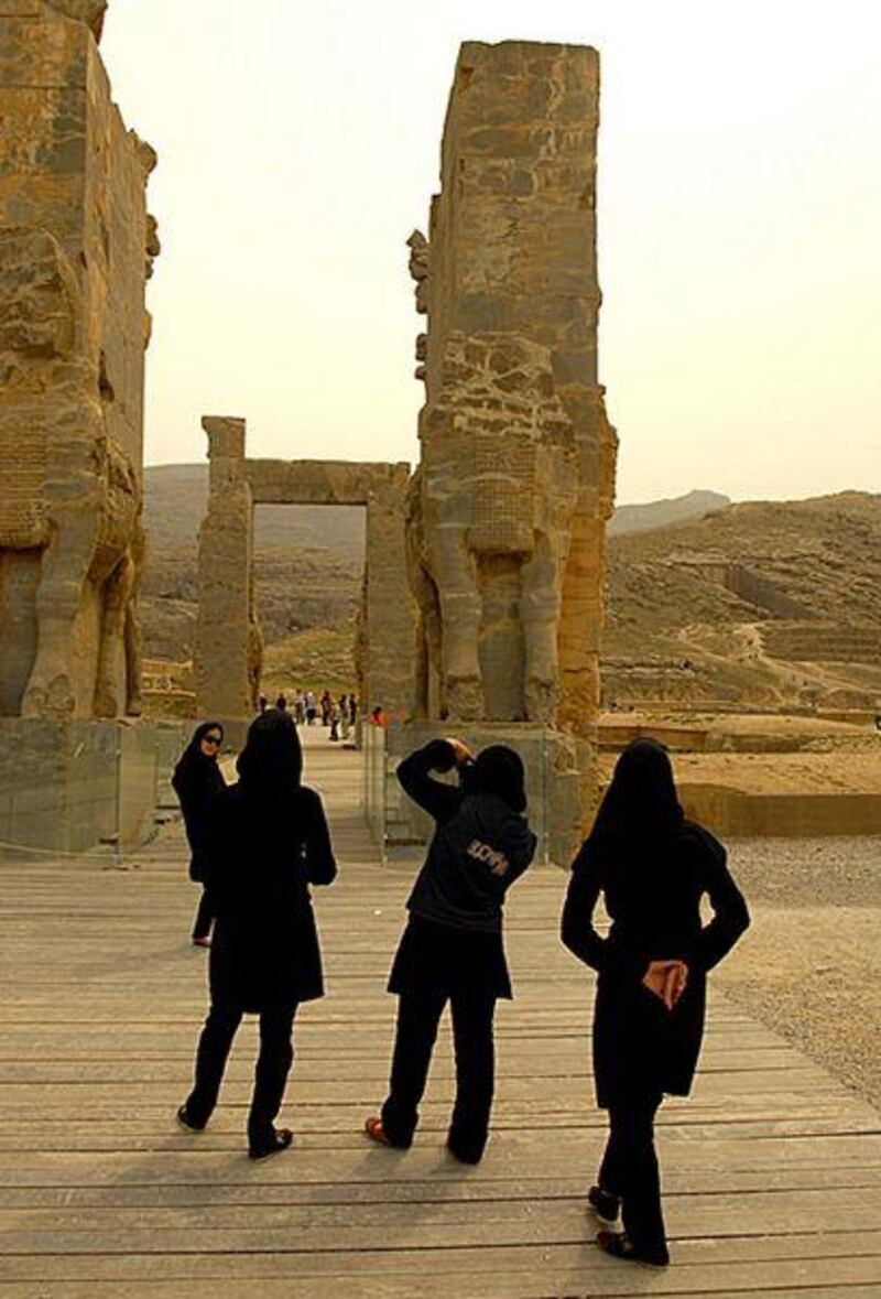 Iran's ancient ruins of Persepolis still attract admirers.