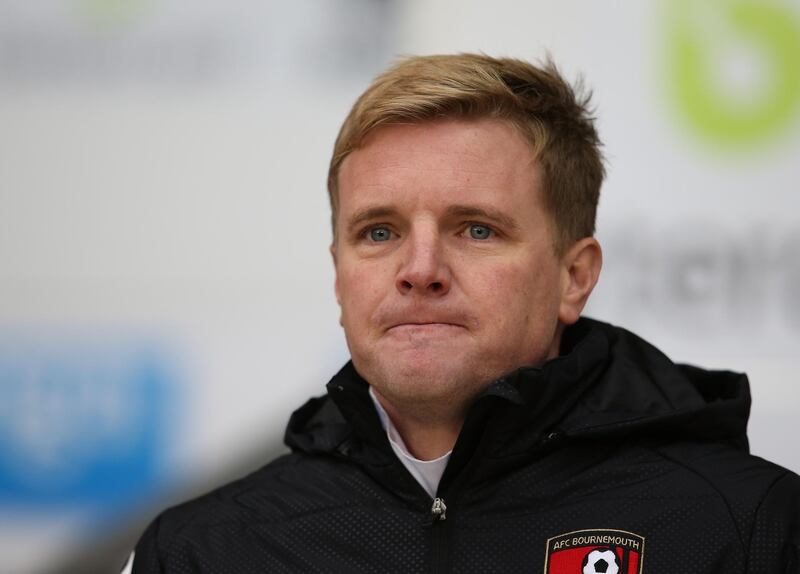 BLACKPOOL, ENGLAND - DECEMBER 20:  Manager of AFC Bournemouth Eddie Howe looks on during the Sky Bet Championship match between Blackpool and Bournemouth at Bloomfield Road on December 20, 2014 in Blackpool, England.  (Photo by Jan Kruger/Getty Images)